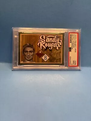 Topps Project 2020 Sandy Koufax By Mister Cartoon #298 Only 2279 PSA 9 POP Of 3 • $20