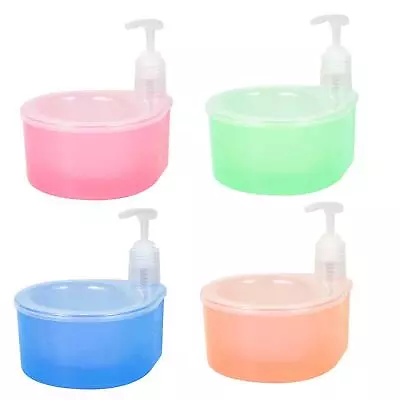 2 In 1 Washing Up Liquid Dispenser With Sponge Holder Soap Liquid Pump Bottle • £9.22