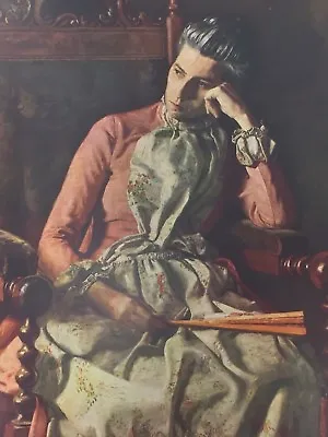 Miss Van Buren Print Vintage Thomas Eakins 25431 • $7.50