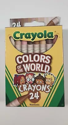 Crayola Crayons MULTICULTURAL 24 Pack Colors Of The World New In Box • $2