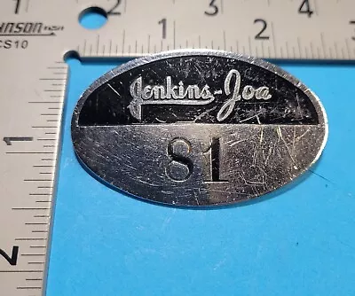 Vintage Jenkins Joa Employee ID Badge Machine Co Sheboygan WIS Kohler • $37.99