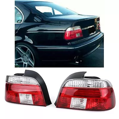 For BMW 5 Series E39 Sedan 1995-2000 Tail Lights Red Crystal Facelift LCI Look • $94.15