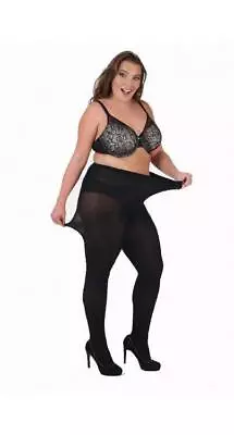 Curvy Stretch Tights 90 Denier Opaque Specialist Plus Size Pamela Mann Upto 5xl • $18.66