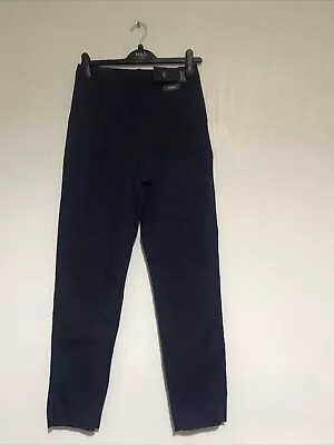 New M&S Collection Ladies 59% Cotton Chinos(navy)  Trousers Size 22 L27” • £17.95