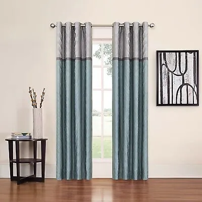 ECLIPSE 52  X 63  Window Treatment Thermal Insulated Panel Grommet Curtains • $18.79