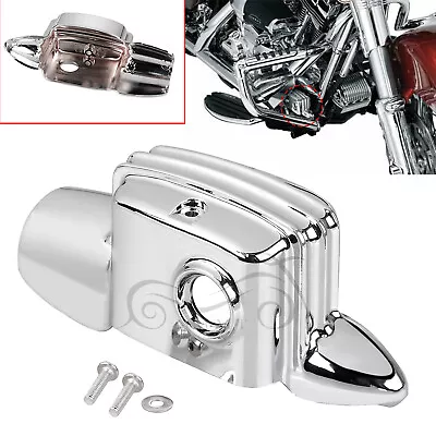 Chrome Brake Master Cylinder Cover For Harley Ultra Classic Electra Glide FLHX • $10.28