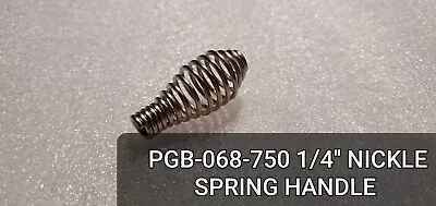 Pgb-068-750 1/4” Brushed Nickle Spring Handle • $8.50