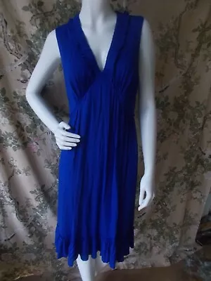 Sangria Women's  Rich Blue Casual Sleeveless Dress XL • $22