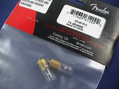 Fender Pure Vintage T47 Pilot Light Bulbs (2pcs) 002-1642-049 • $8.99