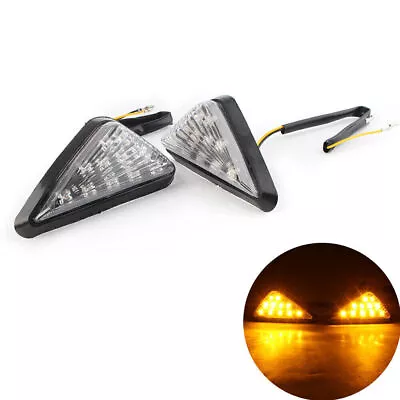 Clear LED Amber Turn Signal Indicator Lamp For Honda CBR600 F4i CBR600RR 929RR • $12.34