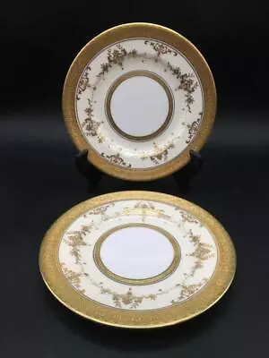 Set Of 2 Minton Riverton K227 6 1/4  Bread & Butter Plates Ch7031 • $149.95