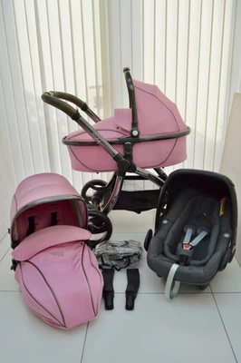 £549.99 • Buy Egg Strictly Pink Limited Edition Pram Carrycot & Maxi Cosi Pebble Plus Car Seat