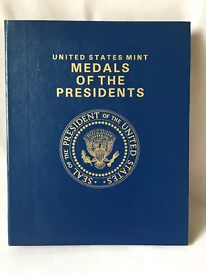 US Mint Medals Of The Presidents Full Set In Album Washington - Bush + Extras • $149.99