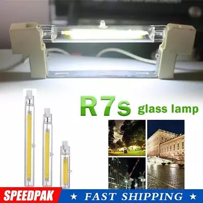 LED R7s COB 78mm 118mm Dimmable Glass Tubes 15W 30W Bulbs Replace Lamp Lot I5 • $14.33