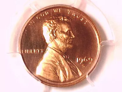 1969 S Proof Lincoln Memorial Cent Penny PCGS PR 68 DCAM 35854157 • $97.99