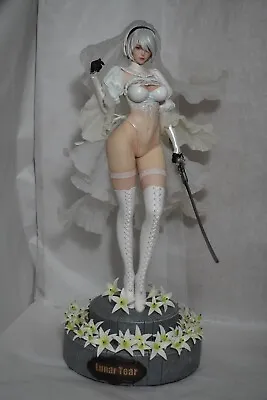 MOONLIGHT STUDIO MLS003-B 1/4 NieR Automata 2B Wedding Wear Statue WHITE Ver. • $630