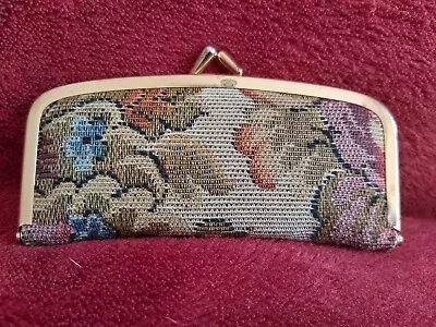 Mini Tapestry Style Case Travel Manicure/mirror/comb Set Retro • £2.99