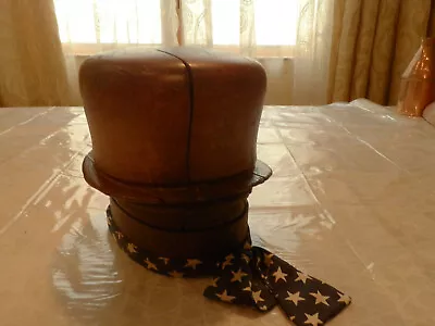 Antique Hat Streture Solid Wood Block Mold Form Millinery Puzzle 5-Piece Size 7 • $225