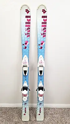 130 Cm VOLKL Chica All-Mountain Jr Girl's Skis W/ MARKER Adjustable Bindings • $169