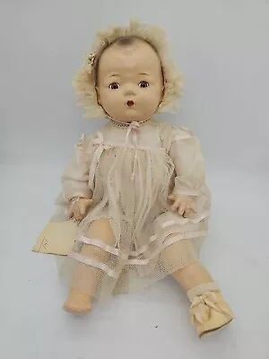1940's Madame Alexander 16  Inch Composition And Cloth  Baby Doll Original  • $13.99