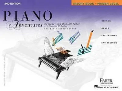 Primer Level - Theory Book: Piano Adventures - Paperback By Faber Nancy - GOOD • $4.57