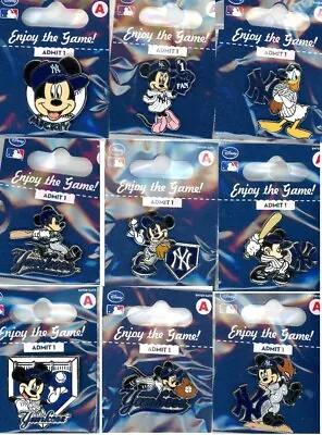 Yankees Disney Pin Choice New York Minnie Mouse Mickey Mouse Donald Duck NY • $8.99