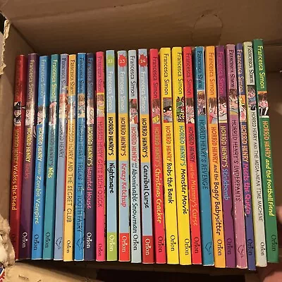 24X Horrid Henry Book Bundle Francesca Simon • £24.99