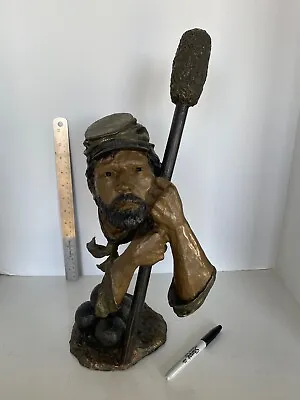 RARE 19  MARK HOPKINS BRONZE 'BATTLE WORN'~27 Pounds • $2650