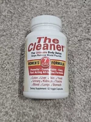 Century System's The Cleaner Women's Formula 7 Day Ultimate Body Detox (52 Caps) • $14.95