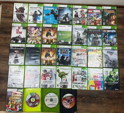 $5 • Buy 32 Xbox 360 Games Bundle. Huge Lot. See Photos For Titles & Games.