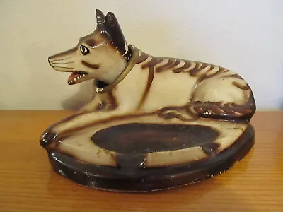 Vintage 1960's German Shepard Ashtray Bobblehead Nodder  • $54.95