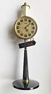 Vintage Rhythm Moulin Rouge Lamp Post Alarm Clock • $37.30