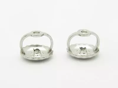 $29 • Buy 14k Solid White Gold Highest Quality Screw Back Replacement Backs For Studs