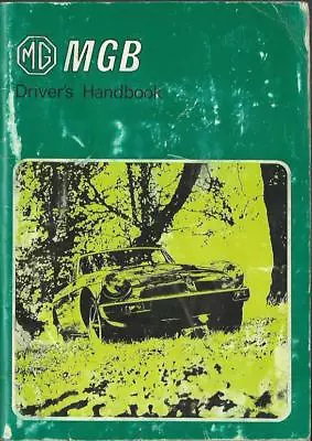 MG MGB Owner's Handbook 1976 Driver's Manual Operating Instructions BA • $85.29