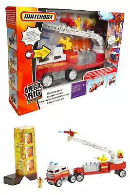 Brand New Mattel / Matchbox MEGA RIG Building System Blaze Brigade - VERY RARE • $99.99