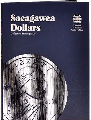 Whitman Coin Folder 8060 Sacagawea Dollar 2000 - 2008 Album / Book • $9.08
