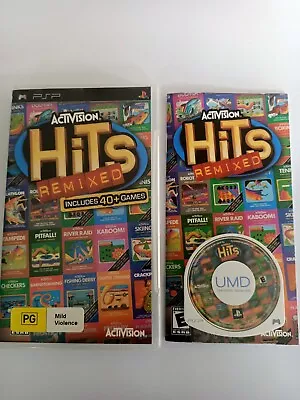 Activision Hits Remixed - Playstation Portable PSP Game Rare With Manual  • $21.96