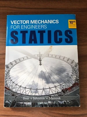 £20 • Buy Vector Mechanics For Engineers: Statics 10th Edition