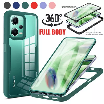 Full Body 360° Case For Xiaomi Redmi Note 12 11 10 Pro K40 Mi Poco X5 12T Cover • $8.78