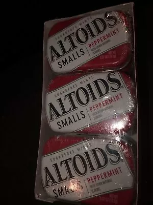 Altoids Smalls Peppermint Breath Mints 0.37 Ounce Tin Pack Of 9 • $16.17