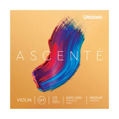 D'Addario Ascenté Violin String Set 1/2 Scale Medium Tension • $28.99