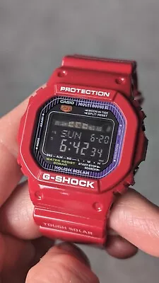 Casio G-Shock GWX-5600C-4 *NEW* G-Lide Tide Moon Solar • £145