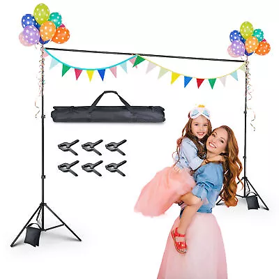 10X7ft Adjustable Backdrop Support Stand Photography Photo Background Crossbar • $42.90