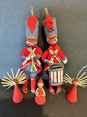 Vintage Christmas Ornaments Musical Band Players & Angeles • $29.95