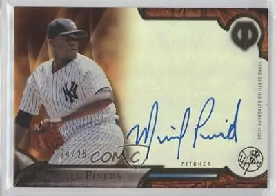 2016 Topps Tribute Tribute Auto Orange /25 Michael Pineda #TA-MP Auto • $9.74