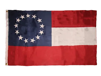 3x5 Stars And Bars First National 13 Southern States CSA Civil War Flag 5X3 100D • $12.88