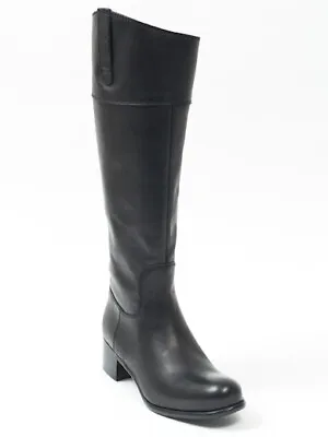 New Miu Miu By Prada  Black Leather Boots EU 36 Us 6 • $399.20