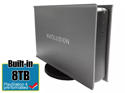 Avolusion PRO-5X Series 8TB USB 3.0 External Gaming Hard Drive PS4 Slim Pro1st • $99.99