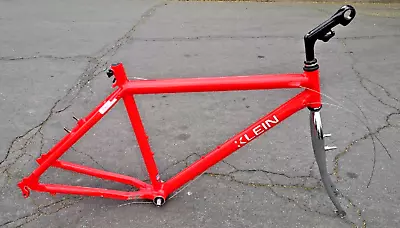 Late 80s Early 90s Medium KLEIN Pinnacle MTB Frame 19  Vintage Aluminum XT • $375