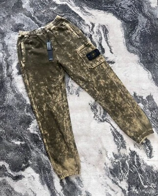 £225 • Buy Stone Island Off-Dye OVD Acid Wash Joggers, Small, Brand New With Tags